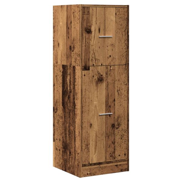 vidaXL Armoire d'apothicaire vieux bois 40x41x118 cm bois d'ing&eacute;nierie