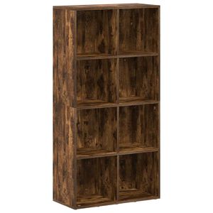 vidaXL Biblioth&egrave;que/Buffet Ch&ecirc;ne fum&eacute; 66x30x130 cm Bois d'ing&eacute;nierie