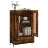 vidaXL Buffet haut ch&ecirc;ne fum&eacute; 69,5x31x115 cm bois d'ing&eacute;nierie