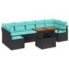 vidaXL Ensemble de canap&eacute; de jardin 8 pc 7-Nombre de places