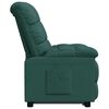 vidaXL Fauteuil inclinable Vert fonc&eacute; Tissu