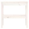 vidaXL Table console Blanc 80x40x75 cm Bois de pin solide