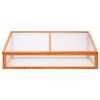 vidaXL Serre Orange 110x56x39 cm Bois de sapin