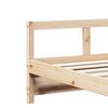 vidaXL Lit de jour avec matelas 80x200 cm bois de pin massif