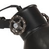 vidaXL Lampadaire avec 2 abat-jour Noir E27 Fonte