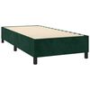 vidaXL Cadre de lit vert fonc&eacute; 90x190 cm velours