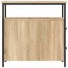 vidaXL Table de chevet chêne sonoma 30x60x60 cm bois d'ingénierie