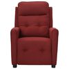 vidaXL Fauteuil de massage Rouge bordeaux Tissu