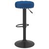 vidaXL Tabourets de bar lot de 2 bleu velours