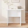 vidaXL Table console Blanc brillant 93 x 40 x 75 cm Bois d'ing&eacute;nierie