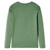 T-shirt enfants à manches longues kaki clair 104