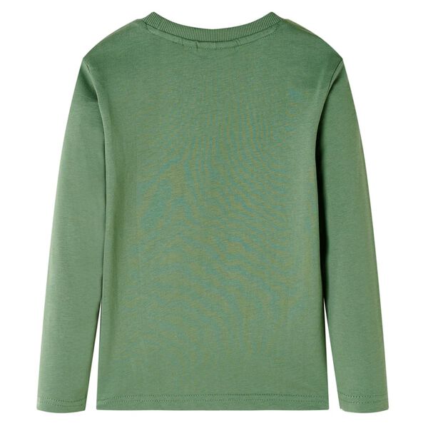 T-shirt enfants à manches longues kaki clair 104