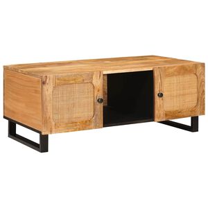 vidaXL Table basse Ch&ecirc;ne artisanal 100 x 54 x 40 cm