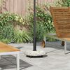 vidaXL Pied de parasol Multicolore et noir 45 x 45 x 40 cm