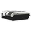 vidaXL Cadre de lit sans matelas noir 140x200 cm