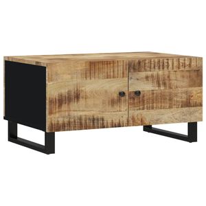 vidaXL Table basse 80x50x40 cm Bois de manguier solide et d'ing&eacute;nierie