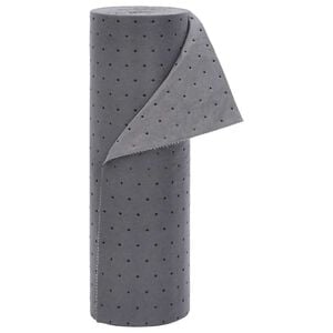 vidaXL Tampon absorbant d'huile gris 40x1000 cm