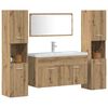 vidaXL Ensemble de meubles salle de bain 4 pcs bois d'ing&eacute;nierie