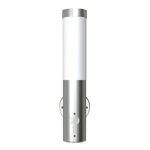 vidaXL Appliques murales d&rsquo;ext&eacute;rieur 2 pcs avec d&eacute;tecteur de mouvement acier inoxydable