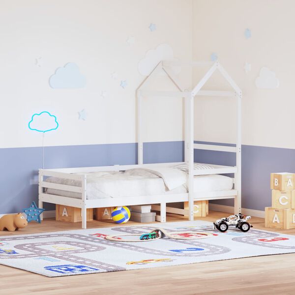 vidaXL Toit de lit pour enfants 108x70x176,5 cm bois de pin massif