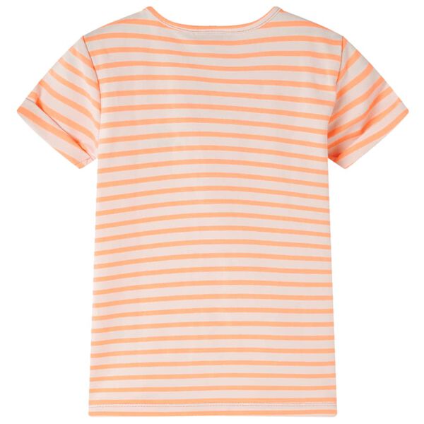 T-shirt pour enfants orange n&eacute;on 104