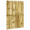vidaXL Porte de Jardin 100 x 150 cm Bois de pin massif Vert