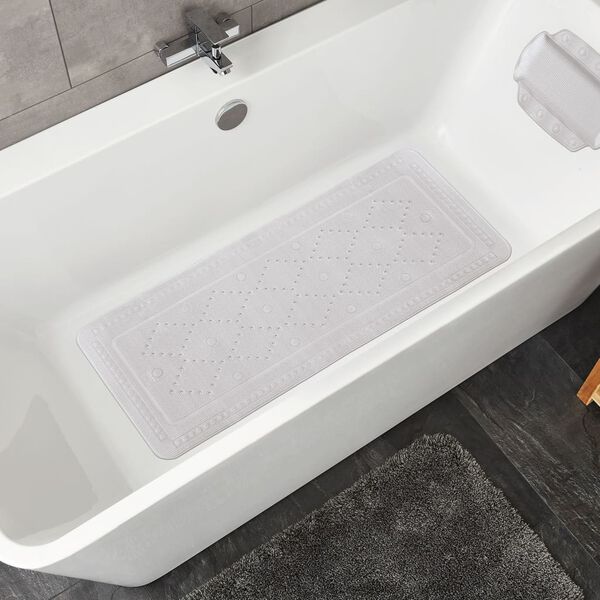 Kleine Wolke Tapis de bain antid&eacute;rapant Arosa 36x92 cm Gris