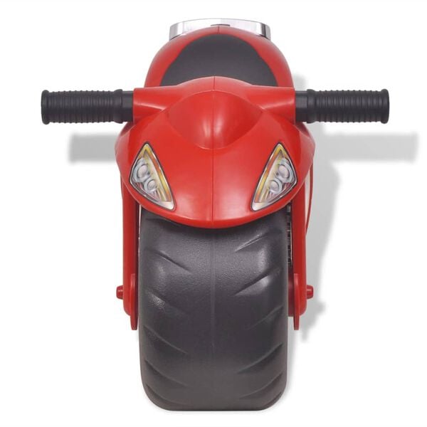 vidaXL Moto &agrave; chevaucher enfant Plastique Rouge
