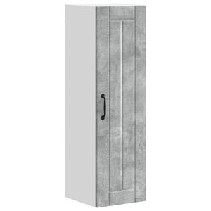 vidaXL Armoire de cuisine Gris b&eacute;ton 30 x 31 x 100 cm