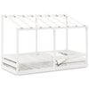 vidaXL Lit pour enfants sans matelas blanc 90x200 cm bois pin massif