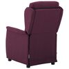 vidaXL Fauteuil de massage Violet Tissu