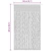 vidaXL Rideau en macramé Taupe 140x240 cm Coton