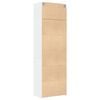 vidaXL Armoire de rangement blanc 70x42,5x225 cm bois d'ing&eacute;nierie