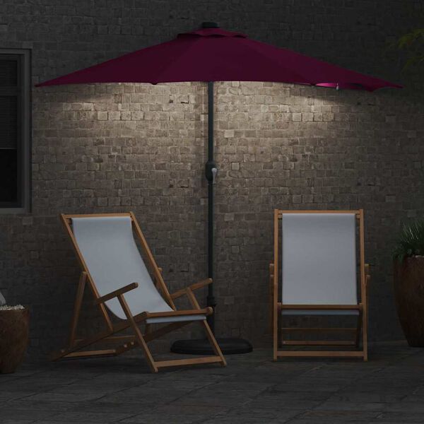 vidaXL Parasol de jardin Bordeaux 294 x 150 x 223 cm
