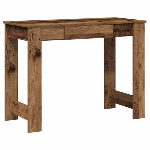 vidaXL Bureau vieux bois 100x45x75 cm bois d'ing&eacute;nierie