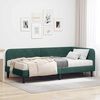 vidaXL Cadre de lit d'angle Vert fonc&eacute; 100 x 200 cm Velours