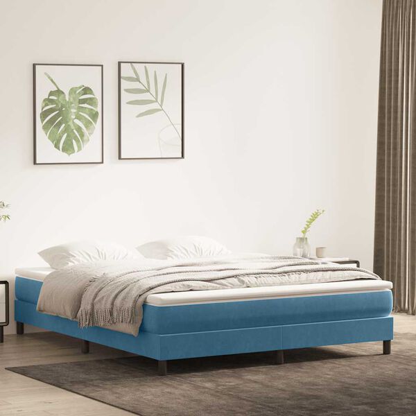 vidaXL Sommier à lattes de lit sans matelas 180x210 cm velours