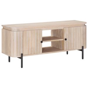 vidaXL Meuble TV avec &eacute;tag&egrave;re avec stockage 105 x 30 x 45 cm