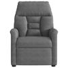 vidaXL Fauteuil inclinable de massage &eacute;lectrique gris fonc&eacute;
