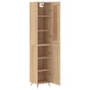 vidaXL Buffet haut Ch&ecirc;ne sonoma 34,5x34x180 cm Bois d'ing&eacute;nierie