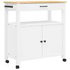 vidaXL Chariot de cuisine MONZA 84x40x88,5 cm bois massif de pin