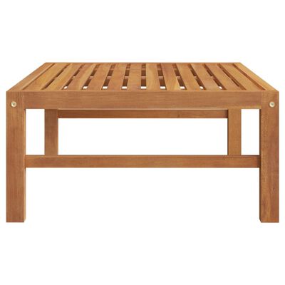 vidaXL Table de jardin 63x63x30 cm Bois de teck solide