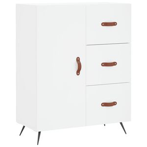 vidaXL Buffet blanc 69,5x34x90 cm bois d'ing&eacute;nierie