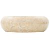 vidaXL Lavabo 40 x 12 cm Marbre Cr&egrave;me