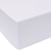 vidaXL Drap Housse Blanc 200 x 160 cm Coton