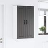 vidaXL Armoire de cuisine Lucca Noir 60 x 31 x 100 cm