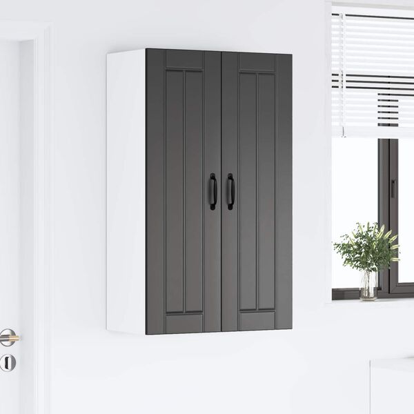 vidaXL Armoire de cuisine Lucca Noir 60 x 31 x 100 cm