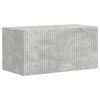 vidaXL Ensemble de meuble TV mural 4 pcs Gris b&eacute;ton Bois d'ing&eacute;nierie