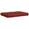 vidaXL Coussin de si&egrave;ge en palette VIANEN 100 % polyester Rouge