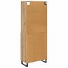 vidaXL Haut Armoire avec tiroir Ch&ecirc;ne artisanal 69,5 x 34 x 180 cm